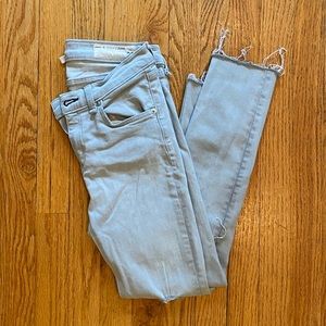 Ray & Bone Light Grey Skinny Jeans